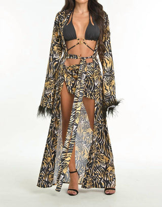 Steffany Milano - Savanna Queen Kimono Set