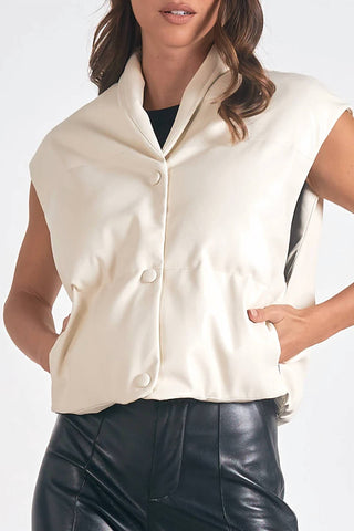 Elan - High Collar Vest