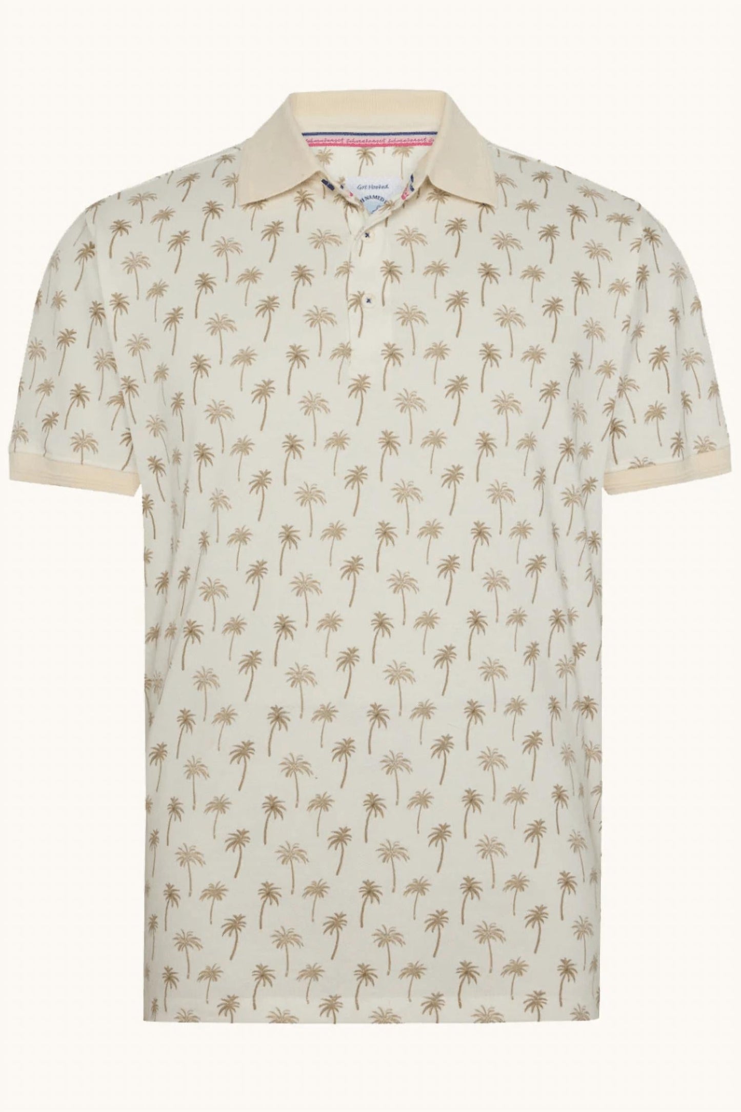 A Fish Named Fred - Palm Trees Short Sleeve Polo