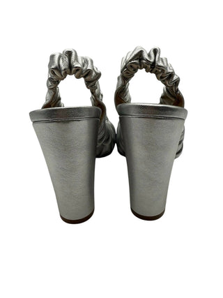 Ulla Johnson - Women's Lucia Leather Ruched High Heeled Shoes