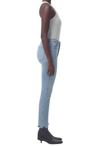 Agolde - Nico High Rise Slim Fit In Rooted