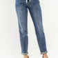 Judy Blue - High Waist Cuffed Denim Jogger