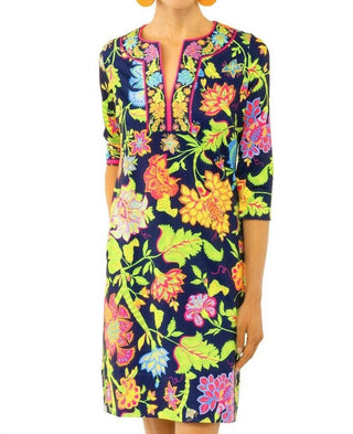 Gretchen Scott - Glorious Jersey split neck dress