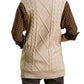Umgee - Cable V-neck Sweater Vest
