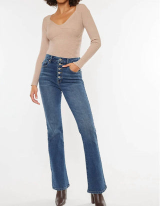 Kancan - Zina High Rise Vintage Bootcut Jeans