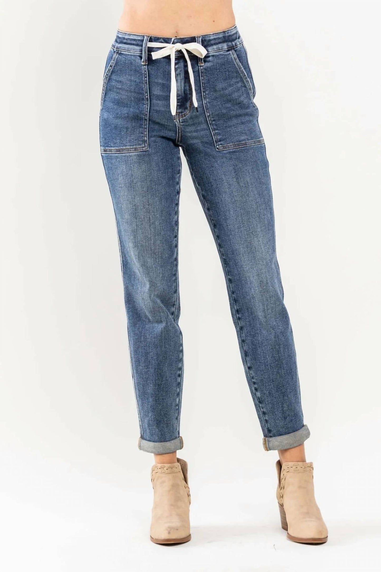 Judy Blue - Pull On Denim Jogger Pants