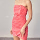 Do+Be - Pleated Wrap Tube Dress