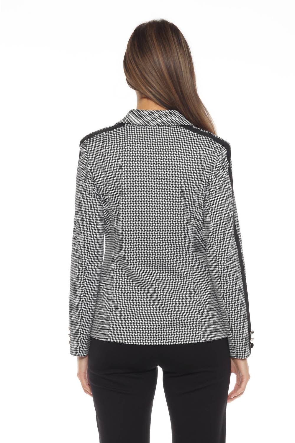 Joseph Ribkoff - Houndstooth Double Breasted Blazer