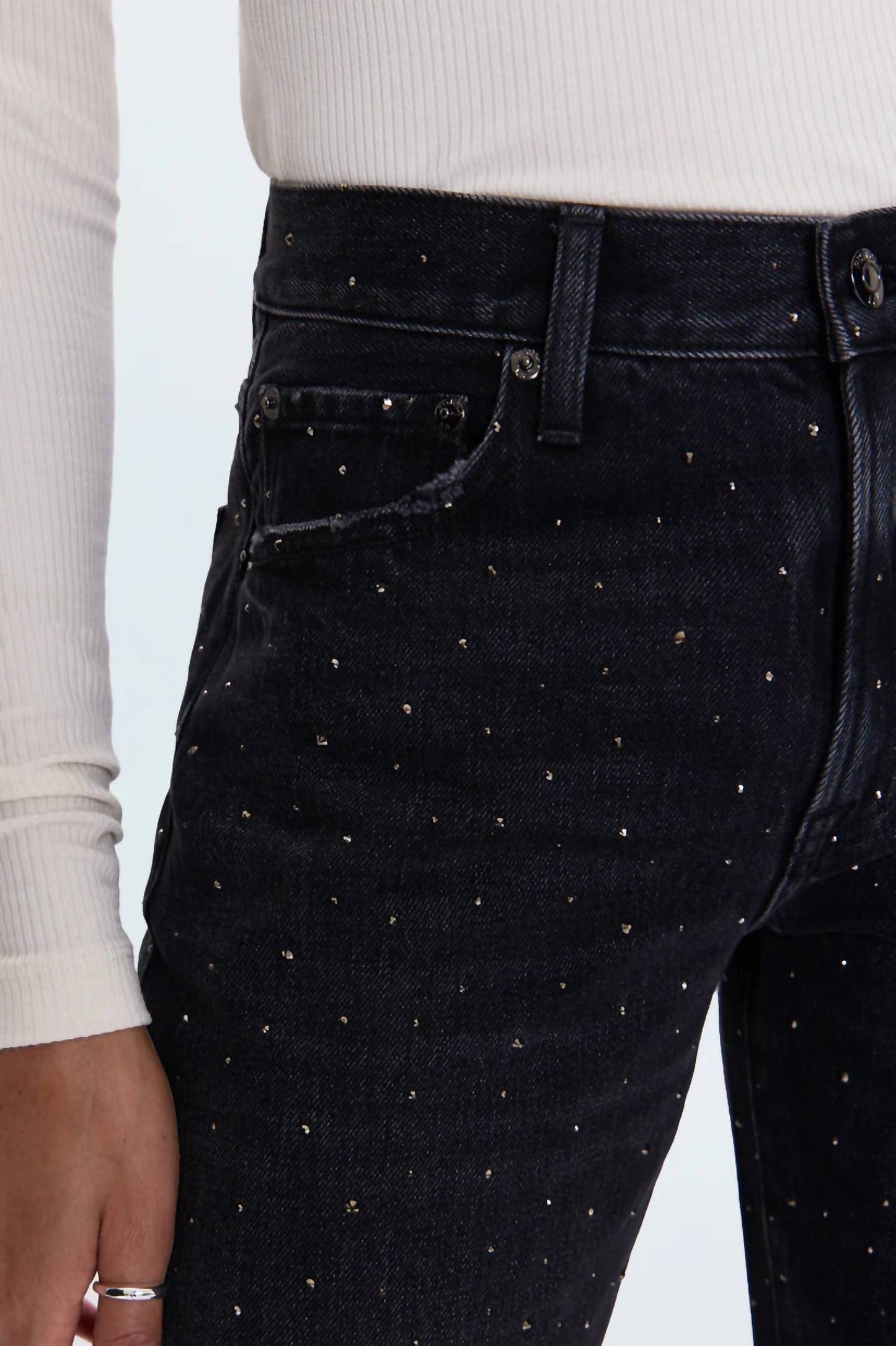 Pistola - Lexi Mid Rise Bowed Straight Jean
