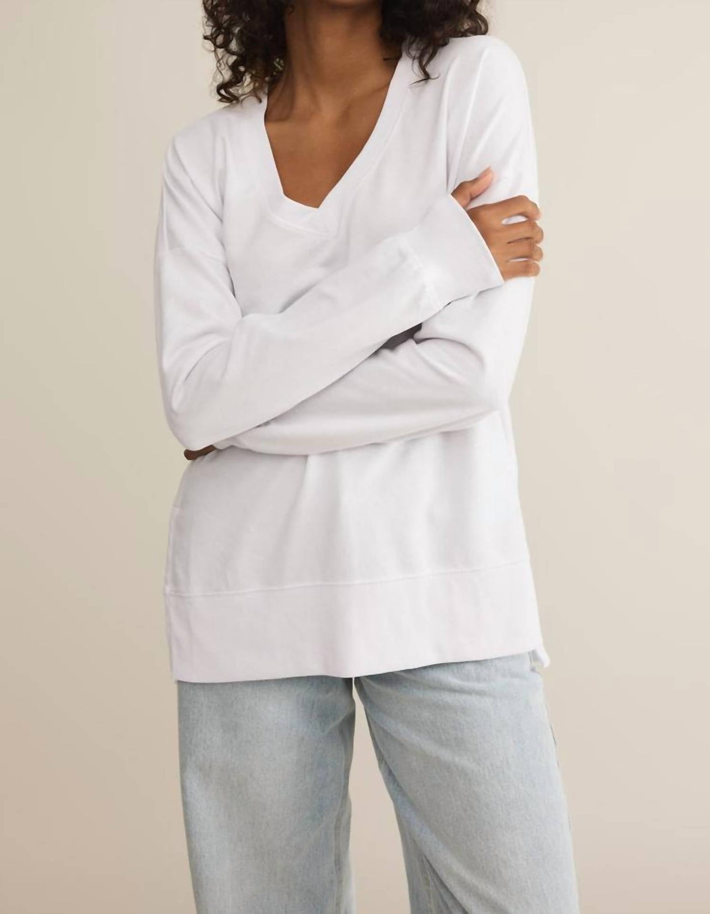 Z Supply - Modern V-neck Weekender Sweatshirt