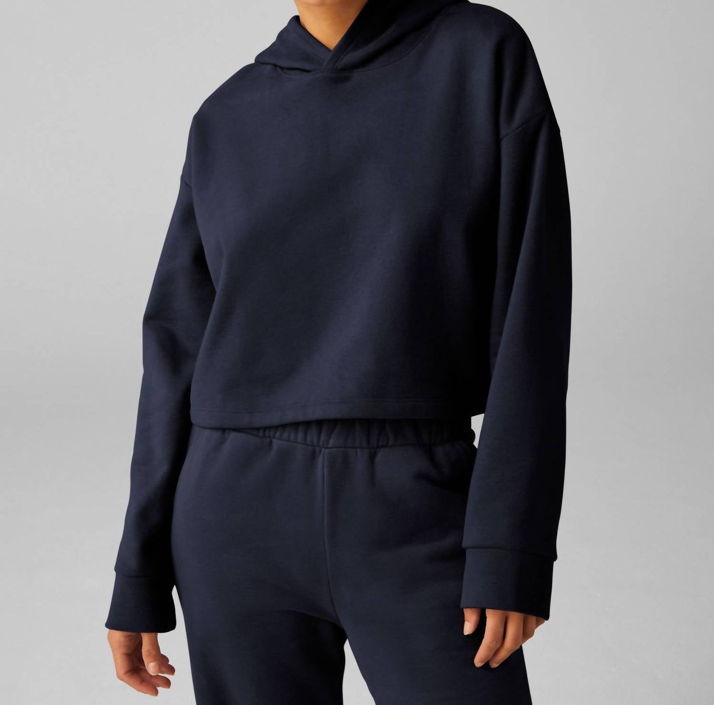 Beyond Yoga - Women's Luxefleece Happiness Cropped Hoodie