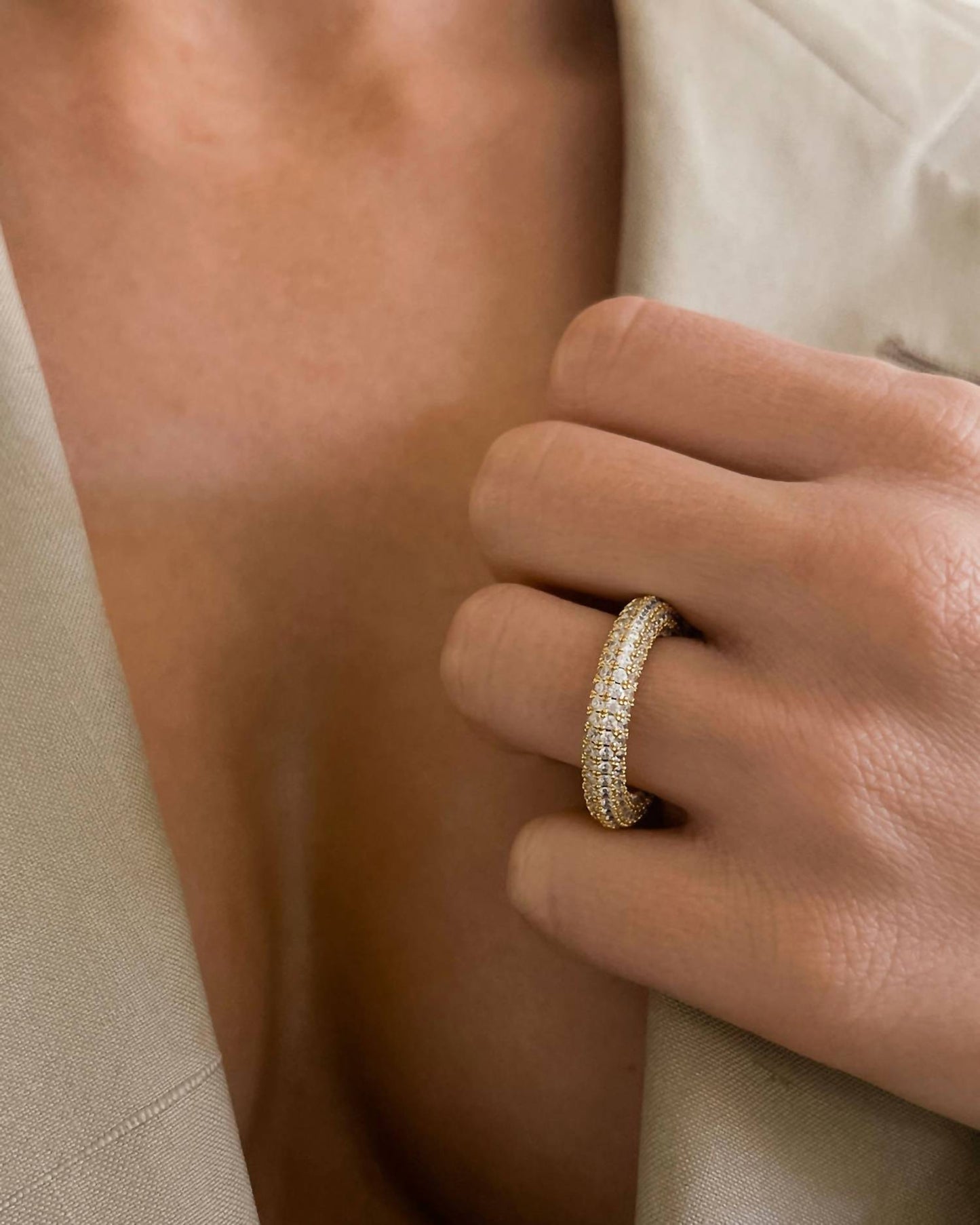 Luv Aj - Pave Amalfi Ring