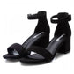 Xti - WOMEN'S BLOCK HEEL SUEDE SANDALS