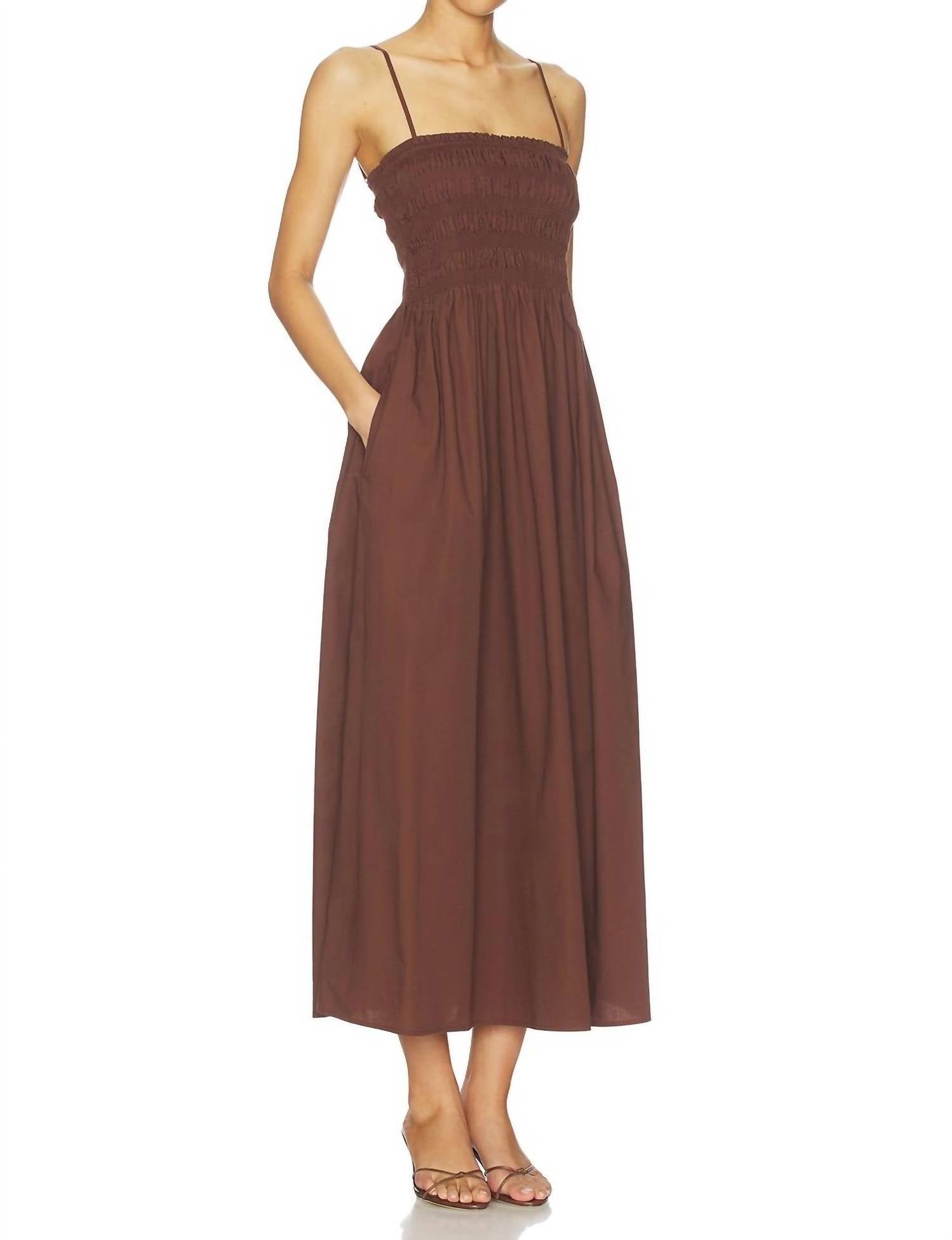 Pistola - Bianca Shirred Bodice Dress