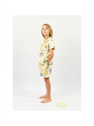 Arsene Et Les Pipelettes - Kid's Boy Bermuda Summer Shorts
