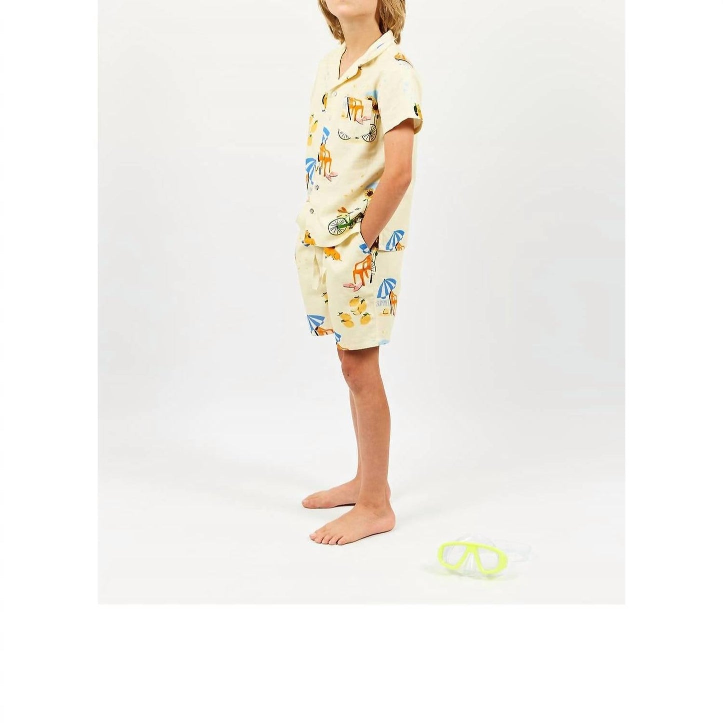 Arsene Et Les Pipelettes - Kid's Boy Bermuda Summer Shorts