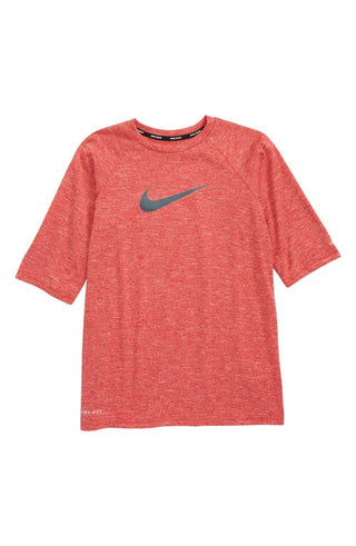 Nike Kids Dry Short Sleeve Rashguard - University Red