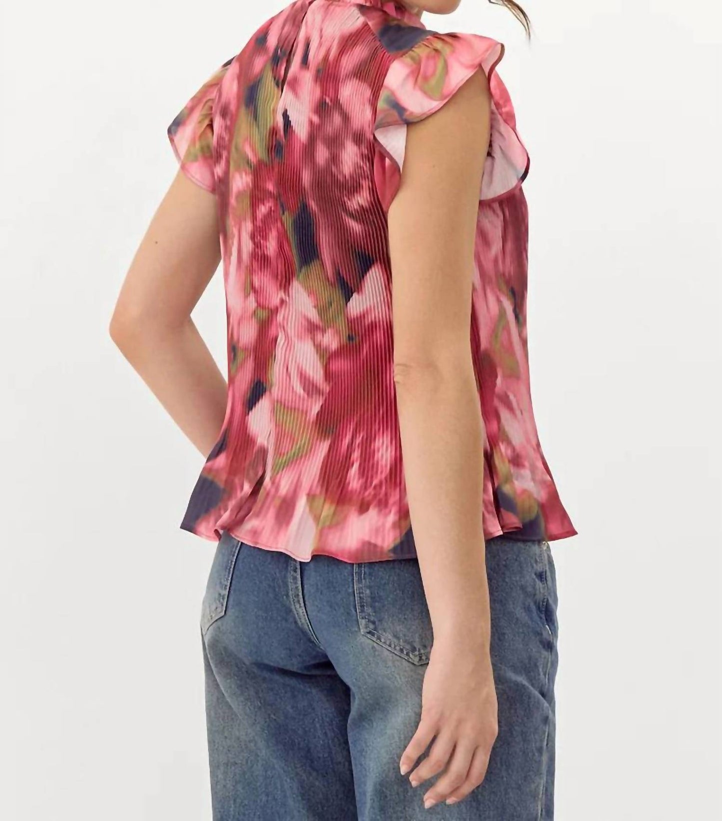 Adelyn Rae - Jacinda Pintucked Blouse