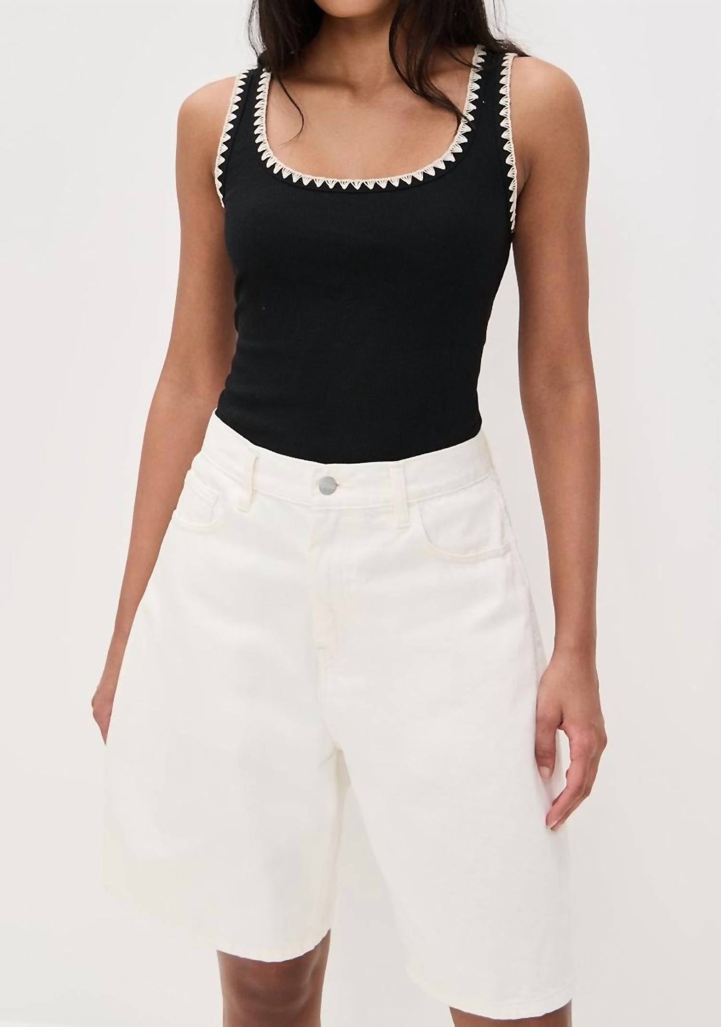 Z Supply - Jaidynn Ribbed Tank With Stitching