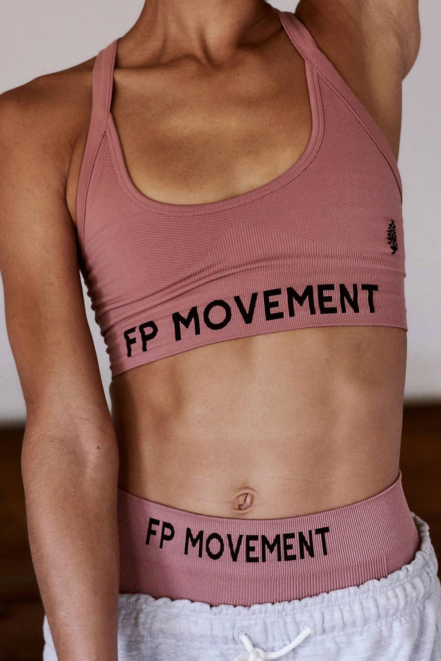 Free People - Long Haul Logo Sports Bra