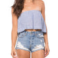 Blue Life - Lina Frill Off The Shoulder Top