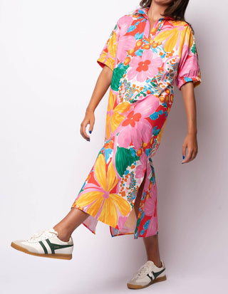 Adrienne - Blakely Gardenscape Midi Dress