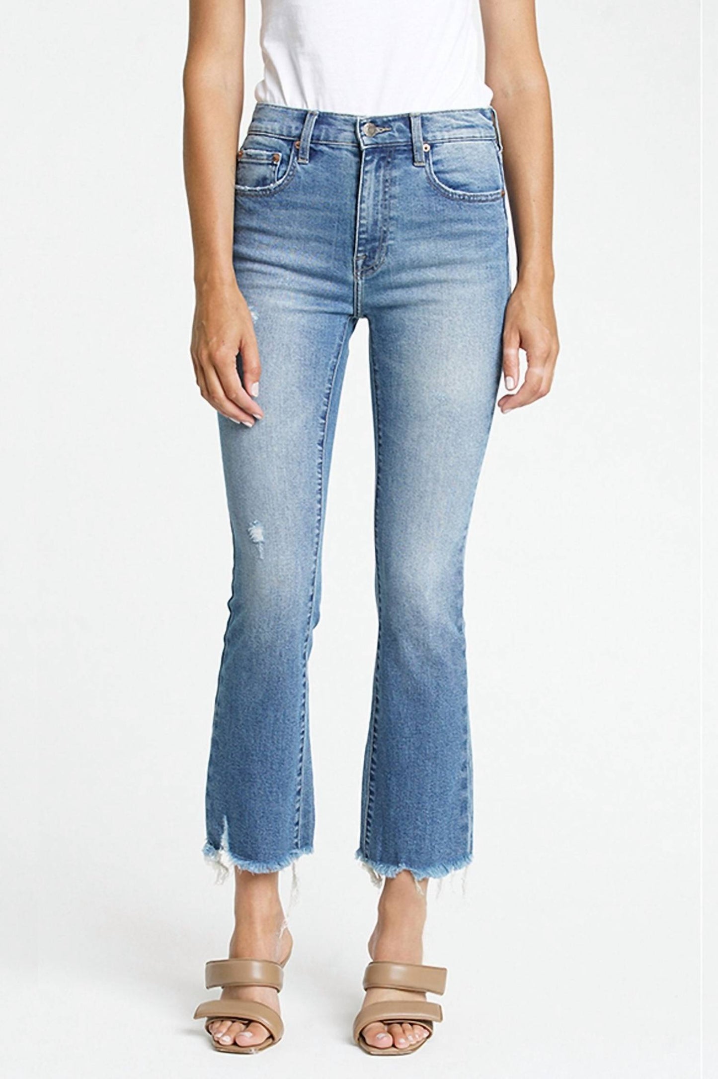 Pistola - Women's Lennon High Rise Cropped Bootcut Jeans