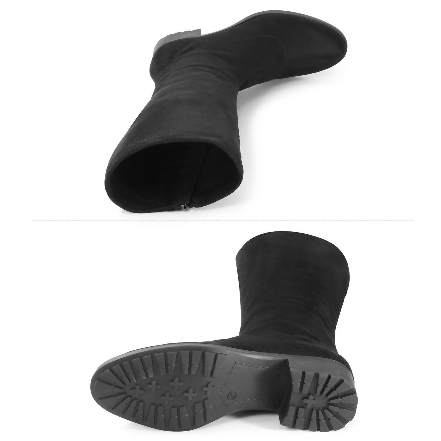 Bussola - Women's Alexis Suede Knee-high Boots