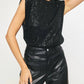 Entro - Sequin Sleeveless Top