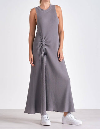 Elan - Maxi Sleeveless Cinched Waist Dress