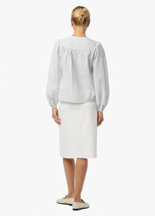 Joe'S Jeans - High Rise The Joplin Slit Denim Skirt Sz 28 $198