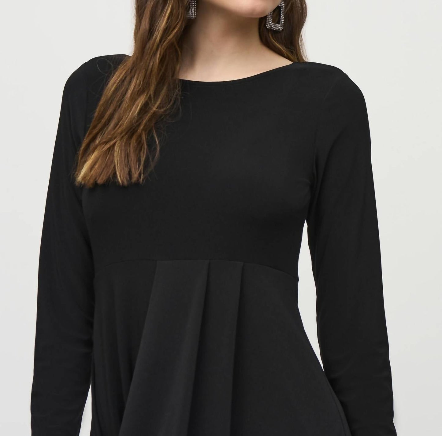 Joseph Ribkoff - Pleated Midi Cocoon Dress