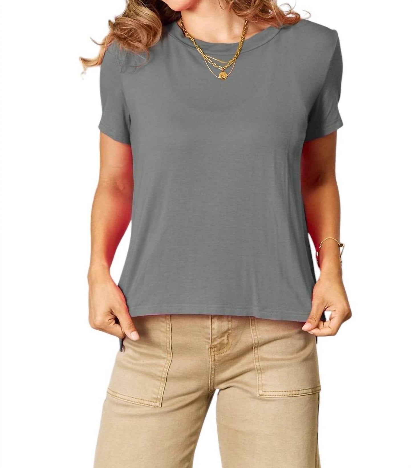 Basic Bae - Full Size Round Neck Short Sleeve T-Shirt