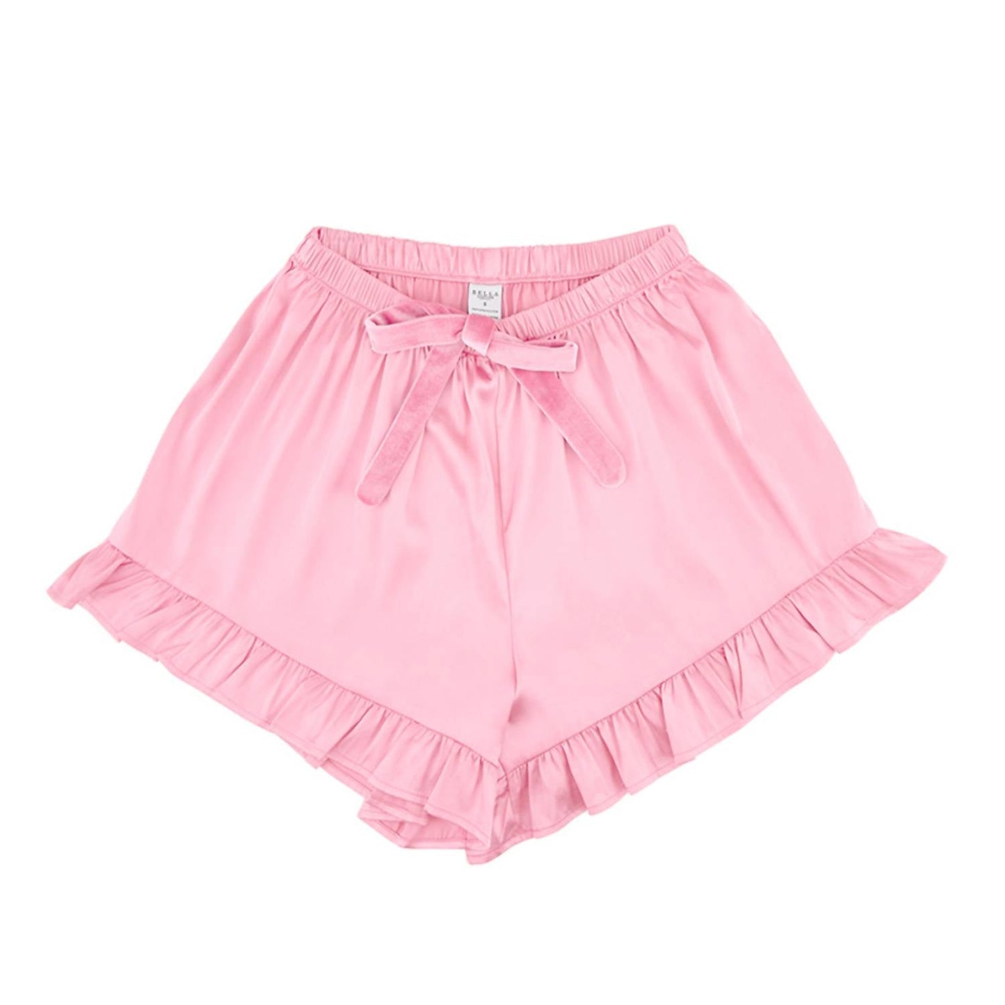 Bella Sleep + Spa - Cami And Velvet Ruffled Short Set