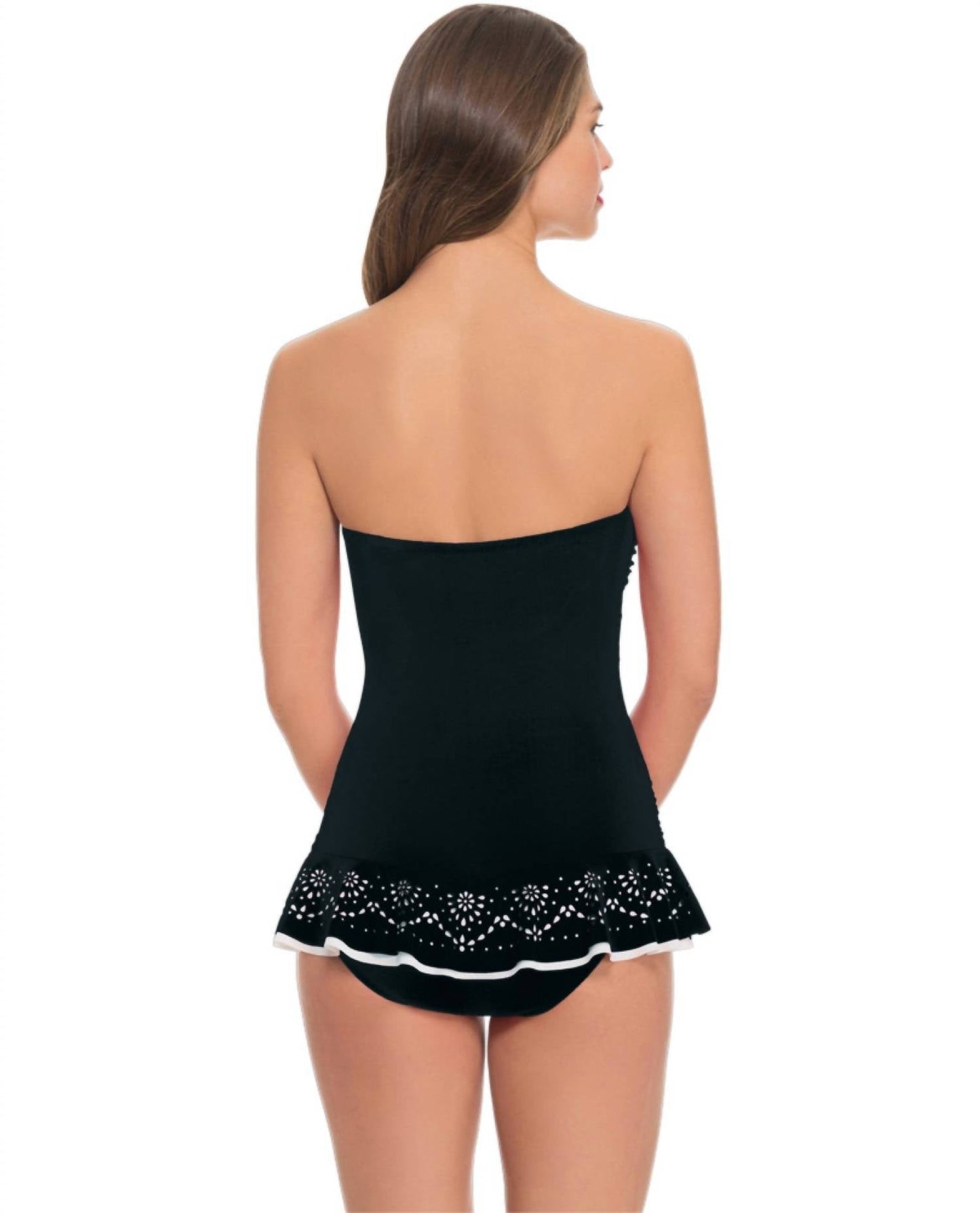 Profile By Gottex - Laser Cut Bandeau Swimdress