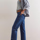 Free People - Risk Taker Mid Rise Straight Jeans
