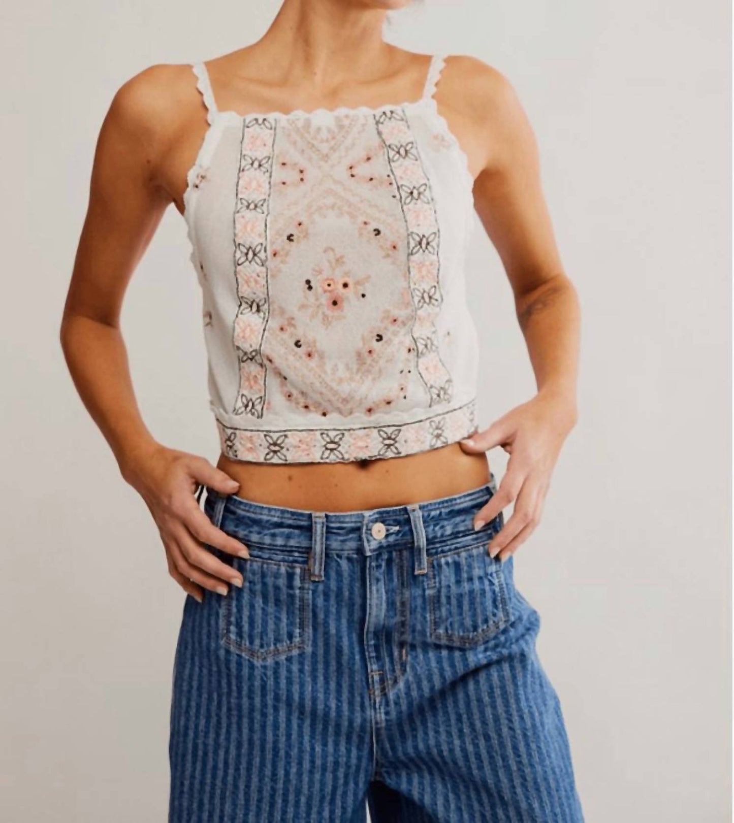 Free People - Garden Party Cropped Top