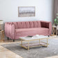Miranda Modern Glam Velvet 3 Seater Sofa
