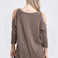 Phil Love - Aztec Cold Shoulder Top