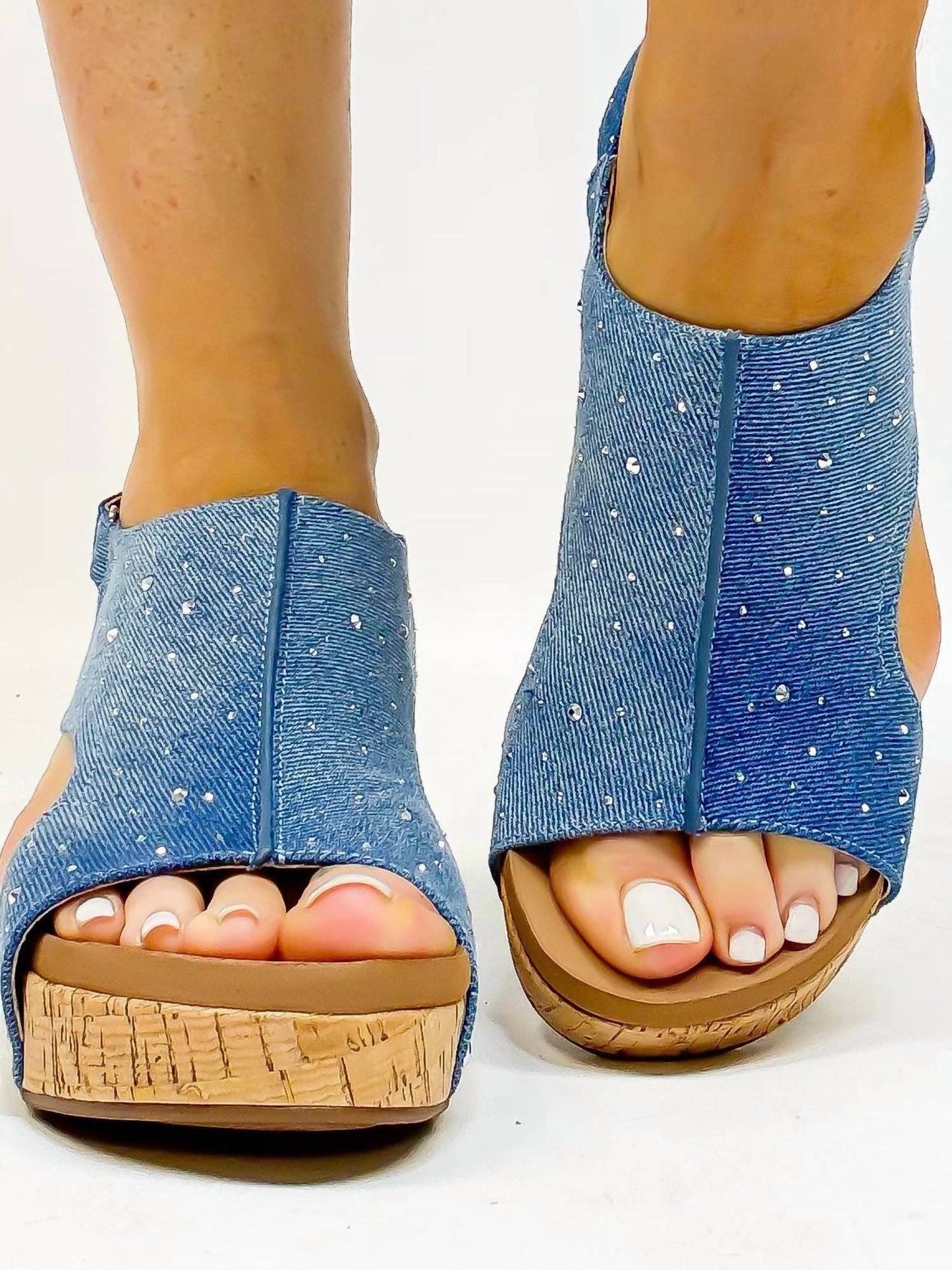 Corkys Footwear - Carley Rhinestone Wedge