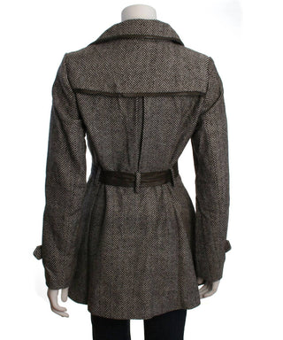 Double Zero - Women's Double Breasted A-line Coat