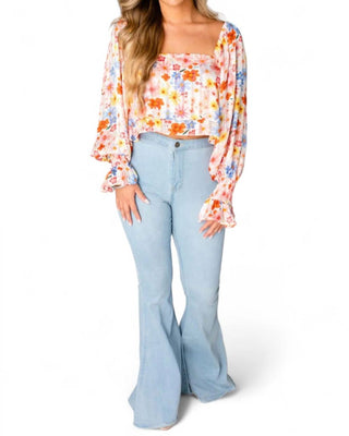 Buddylove - FLORA FLOWY CROPPED TOP