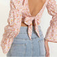 Cloud Ten - Lindsay Open Back Floral Top