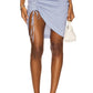 Fleur Du Mal - Poplin Drape Rouched Skirt