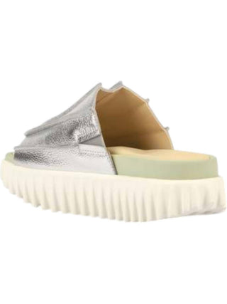 4Ccccees - Women's Waffo Pleat Platform Slides