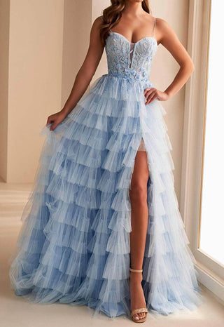 Ellie Wilde - Sleeveless A-line Prom Gown