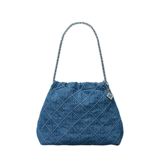 Tory Burch - Denim Fleming Soft Hobo Bag