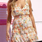 Peach Love - Poppy Floral Mini Dress