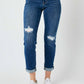 Judy Blue - Mid Rise Destroyed Slim Fit