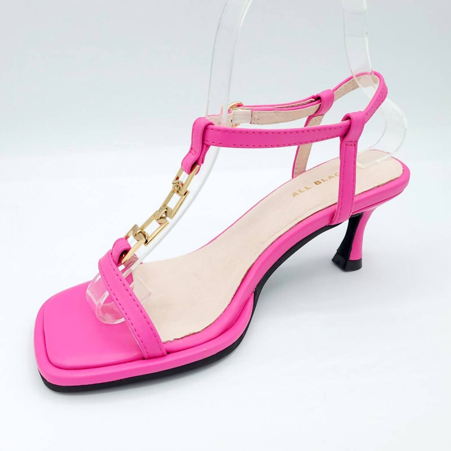 All Black - Women's Princess Link Sandal